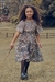 Vestido Infantil Animal Print Animê N2666