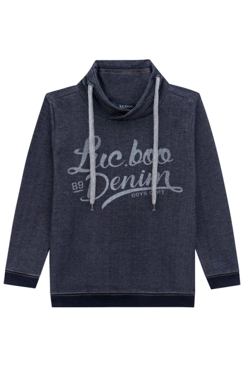 Blusa Infantil Malha Jeans Lucboo 44775