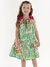 Vestido Infantil Estampado Verde Up Baby 45179 - comprar online