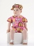 Macaquinho Bebê Com Faixinha Animais Rosa Up Baby 45232 - comprar online