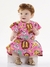 Vestido Infantil Animais Rosa Up Baby 45246