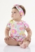 Macaquinho Bebê Estampado Rosa Neon Up Baby 45339 - comprar online