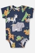 Body Bebê Estampado Animais Marinho Up Baby 45346-Ma - 3Kids