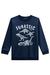 Blusa Infantil Moletom Dinos Marinho Lucboo 45992 - comprar online