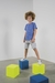 Camiseta Bata Infantil Azul Lucboo 46908-A - 3Kids