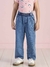 Calça Jeans Infantil Com Strass Colorido Mon Sucre 51131126014 - 3Kids