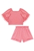 Imagem do Conjunto Infantil Bata E Shorts Renda Kukiê 62195-R