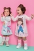 Vestido Infantil Patinação Bichinhos Kukiê 62693 - 3Kids