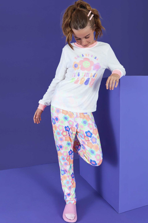 Pijama Infantil Flores Lilimoon 62926