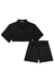 Conjunto Teen Camisa E Shorts Preto Lilimoon 68728-Pr - 3Kids