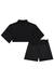 Conjunto Teen Camisa E Shorts Preto Lilimoon 68728-Pr - loja online