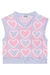 Colete Em Tricot Infantil Corações Kukiê 69110 - comprar online