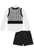 Conjunto Infantil Camisa, Colete E Shorts Kukiê 71304 na internet