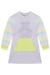 Vestido Infantil Em Moletom Flanelado Ursinho Lilás Kukiê 71989 - 3Kids