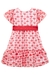 Vestido Infantil Vermelho Corações Kukiê 75597