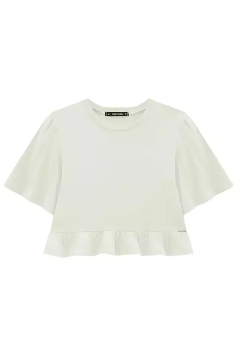 Blusa Feminina Teen Off White Lilimoon 79152-Of