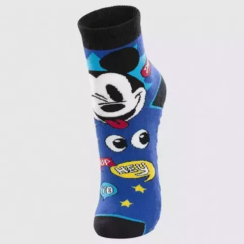 Meia Infantil Antiderrapante Mickey Lupo 02942-Az - comprar online