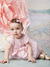 Vestido Bebê Tule E Strass Rosa Animê L2287 na internet