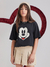 Blusa Teen Mickey Estampa Costas Preta Iam Authoria R4354