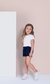 Blusa Infantil Com Gola Babado Branca Milon 15167-B na internet