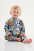 Macacão Bebê Em Malha Vaquinha Azul Up Baby 45039 - comprar online