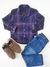 Camisa Xadrez Infantil Marinho Om 1.231.034-M