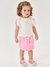 Conjunto Infantil Blusa E Shorts Saia Rosa Cinti 10251-Rs - comprar online
