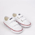 Tênis All Star Infantil Velcro Couro Branco Ck04180001 na internet