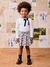 Conjunto Infantil Tweed Com Laço Animê P6091-P na internet