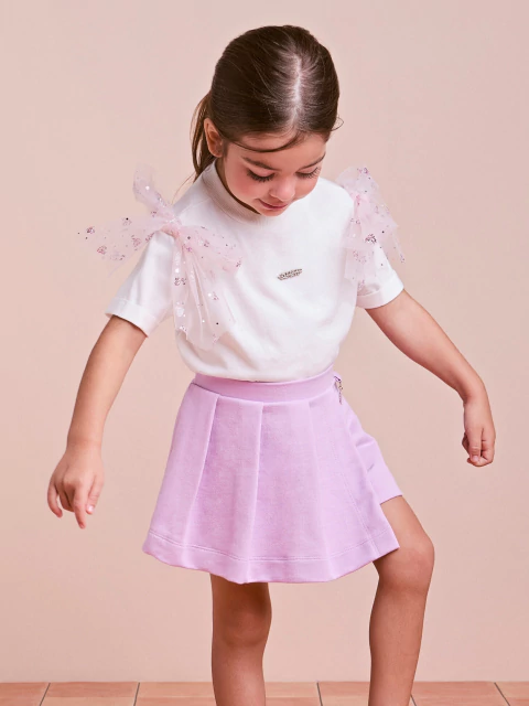 Conjunto Infantil Laço Tule Animê P6300 - comprar online