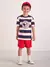 Camiseta Infantil Mickey Listras Youccie I1671 na internet