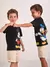 Camiseta Infantil Preta Mickey Youccie I1674