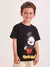 Camiseta Infantil Preta Mickey Youccie I1674 na internet