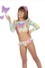 Biquini Infantil Manga Longa Borboleta Siri 38147 - comprar online