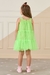 Vestido Infantil Tule Verde Mon Sucré 133125186 na internet