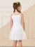Vestido Infantil Tule Cerejas Branco Mon Sucré 133125124-Br - comprar online