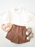 Camisa Bata Infantil Off Animê N3436-G (Tam. 8 Ao 12)