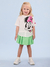 Imagem do Conjunto Infantil Minnie Blusa E Shorts-Saia Verde Animê P5854