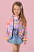 Conjunto Infantil Flores Com Saia Jeans Mon Sucré 138024164 - comprar online