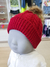 Touca Bebê Pompom Vermelha 377