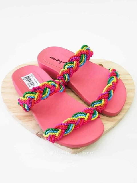 Rasteira Infantil Trancada Menina Rio 12930