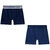 Kit 2 Cuecas Boxer Infantil Azul/Marinho Kyly 703088-1