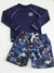 Blusa Infantil Com Proteção Solar Marinho Lucboo 52537-M