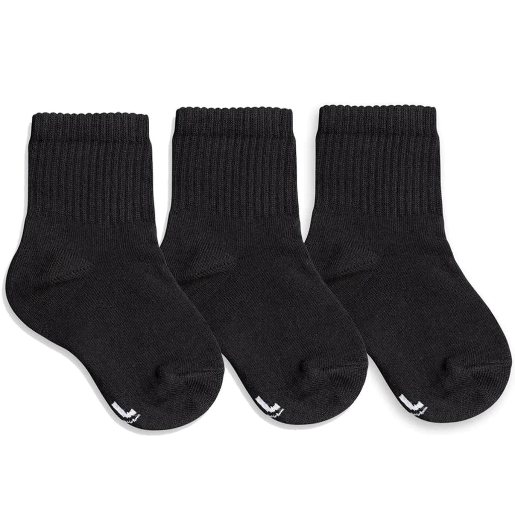 Kit Com 3 Meias Infantil Cano Longo Preta Lupo 2727
