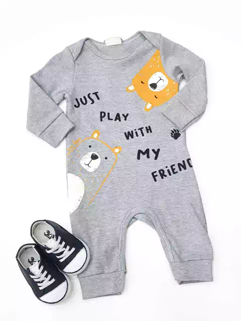 Macacão Infantil Ursinhos Lucboo 63849