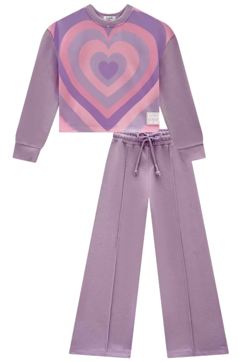 Conjunto Infantil Coração Kukiê 64414