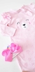 Macacão Bebê Ursinha Plush Rosa Kukiê 50249 - comprar online