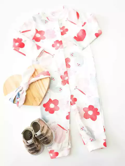 Macacão Bebê Floral Up Baby 44269