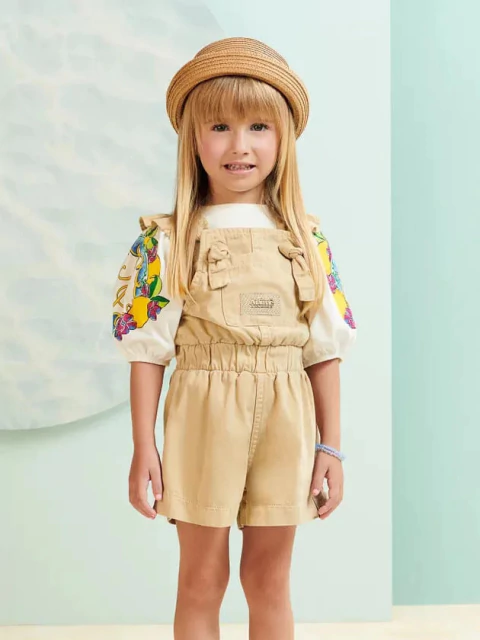 Jumper Infantil Bege Animê P4798