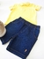 Shorts Jeans Infantil Lavagem Escura Om 009.680-A